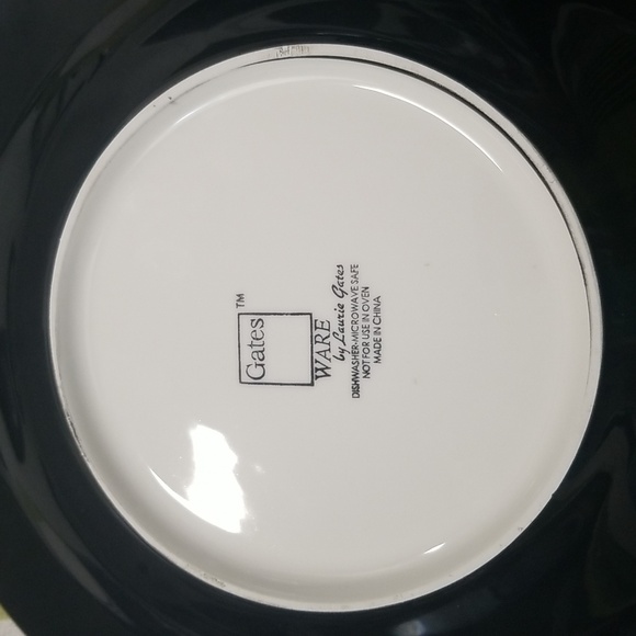 Halloween GATES WARE Laurie Gates 11-3/4" Single PUMPKIN SCARECROW Dinner Plate - Picture 11 of 14